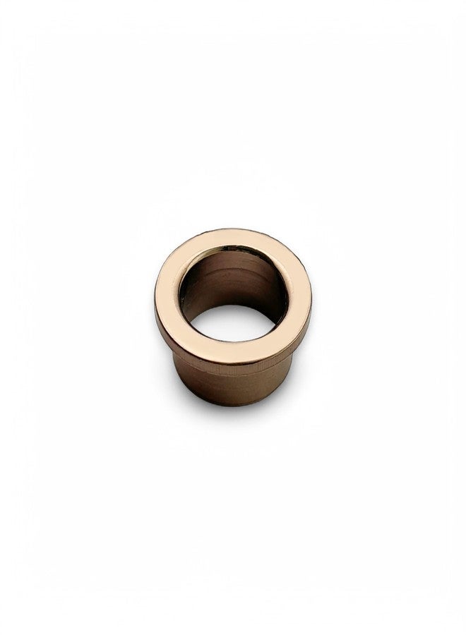Moksh Plus Brass Round Key Hole Cover 10mm Air Bush for Covering Decorate Hole (Pack of 10 Pcs.) (Rose Gold) - Image 1